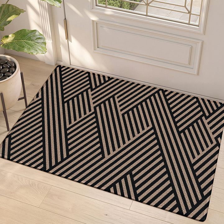 Leaf Pattern Indoor Entrance Mat for Home Entryway