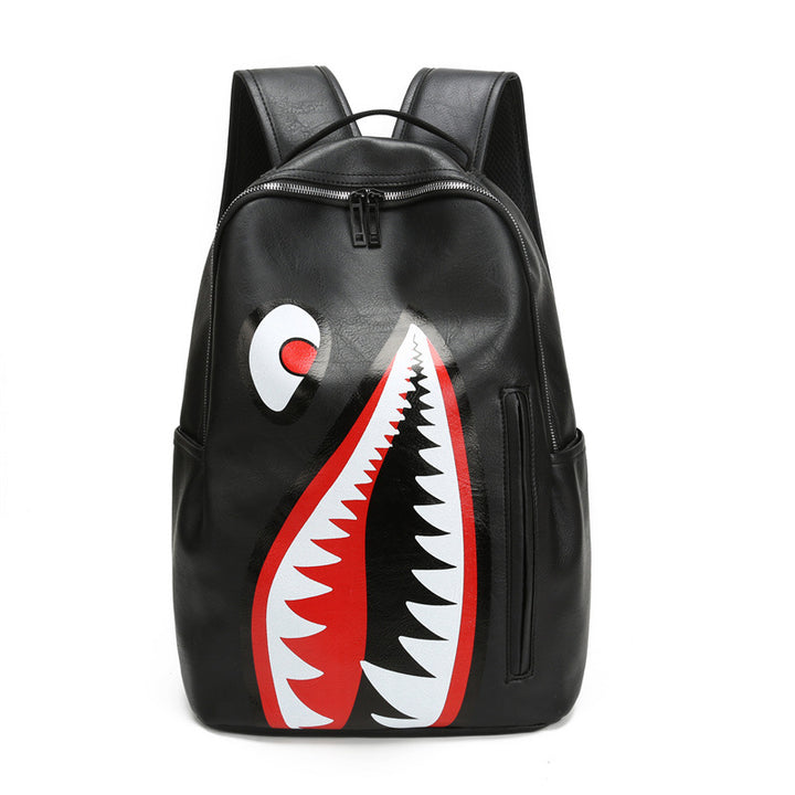Shark-Graphic Casual Backpack Stornfield