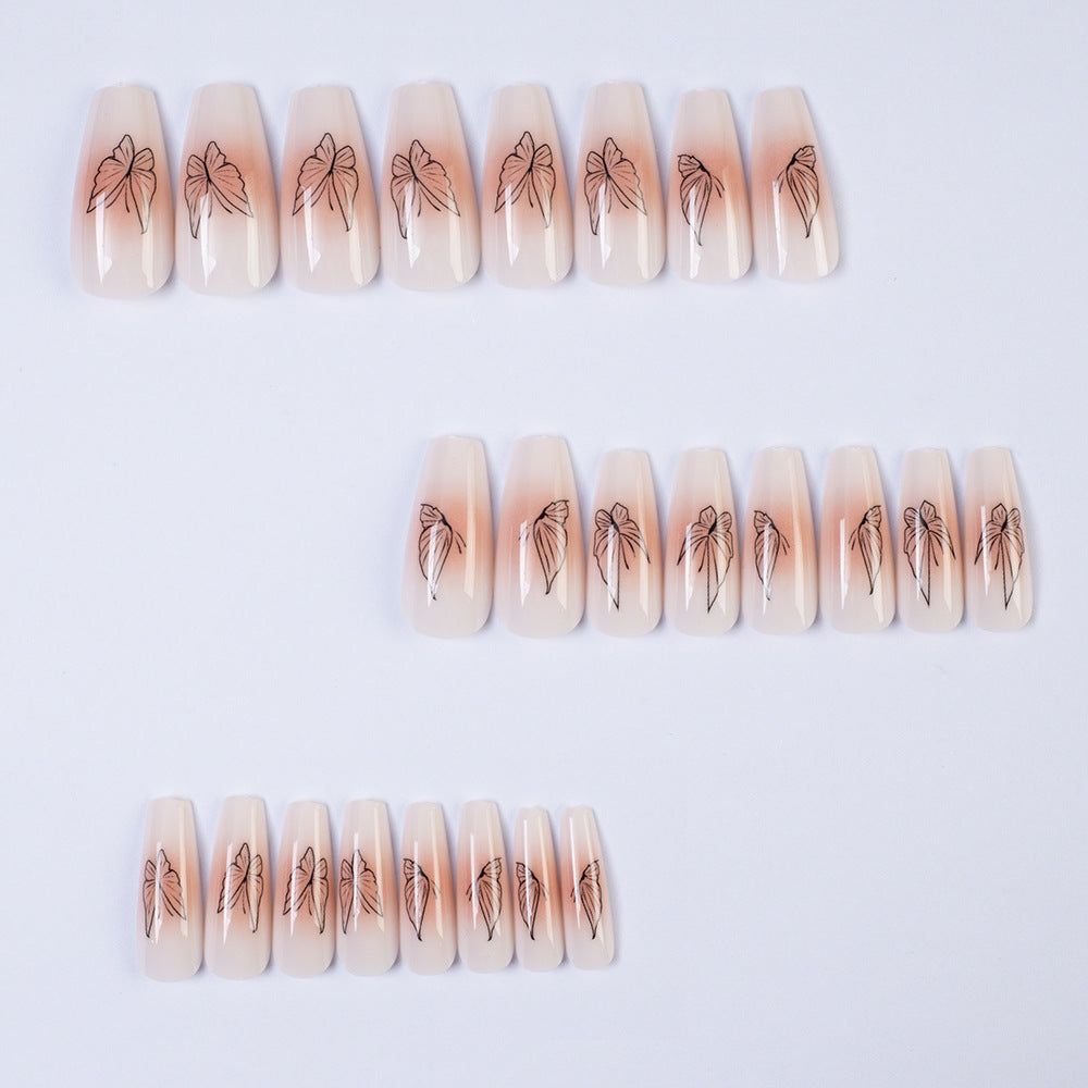 Modern Style Artificial Nails with Butterfly Design Stornfield