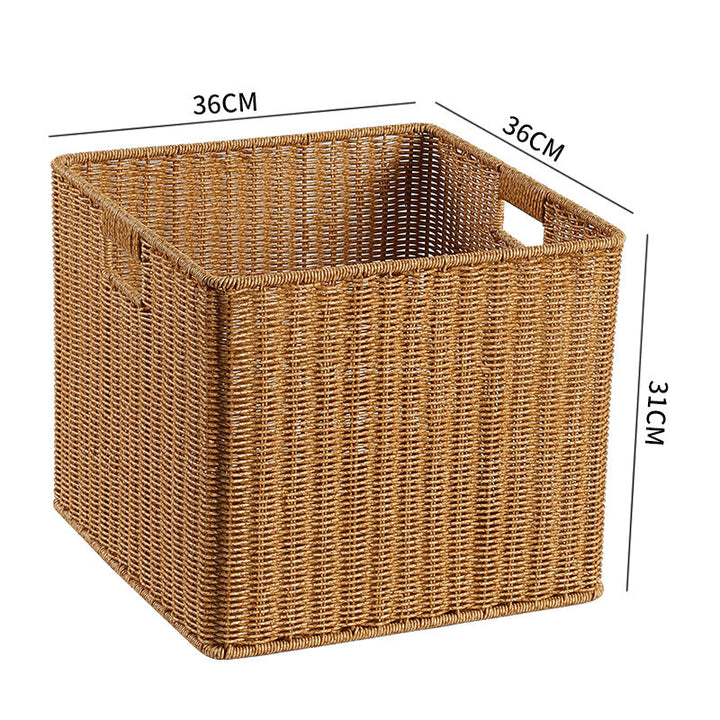 Premium Handwoven Square Storage Basket Stornfield