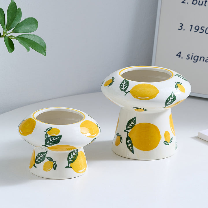 Ceramic vase with strawberry pattern Stornfield