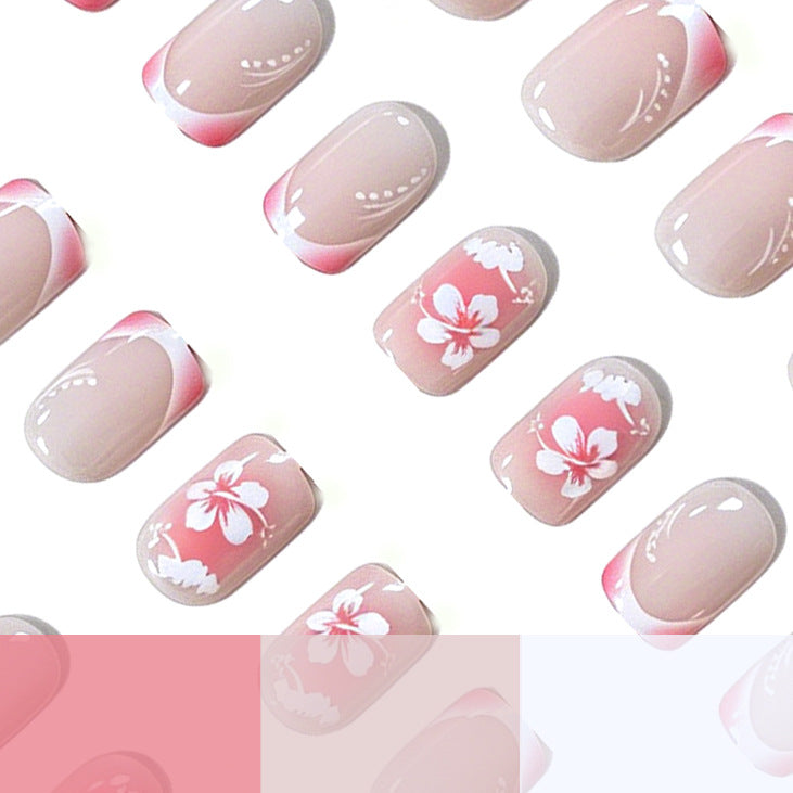 Floral Acrylic Nail Art Design Stornfield