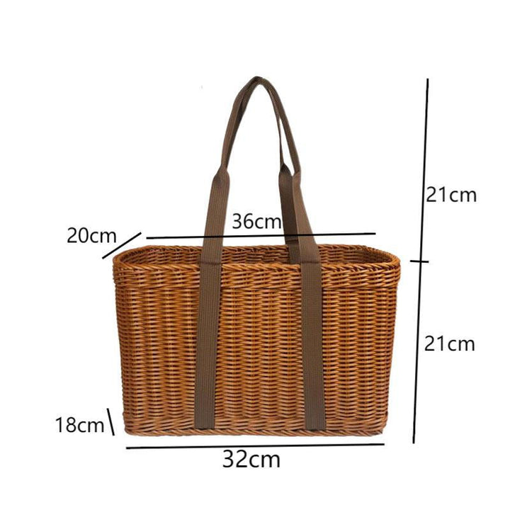 Handwoven Decorative Market Basket Stornfield