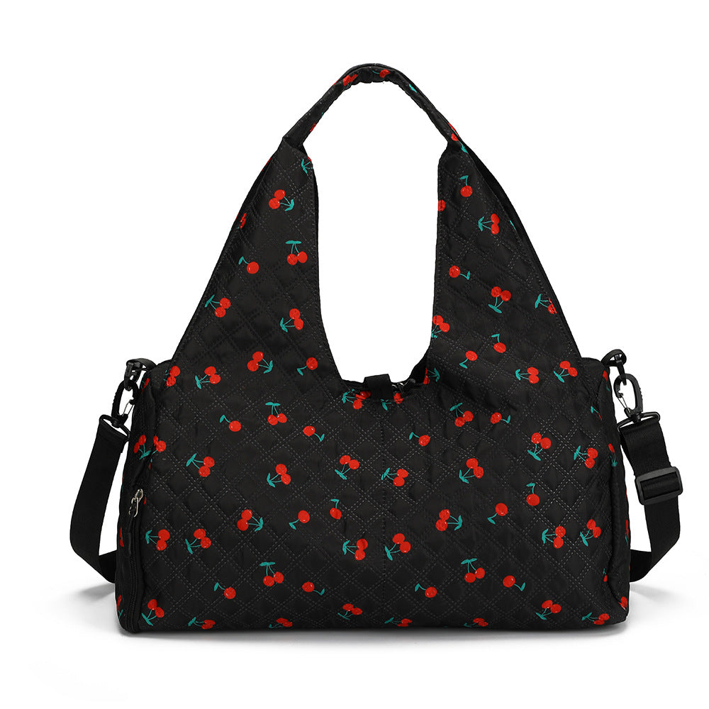 Floral Pattern Quilted Shoulder Bag Stornfield