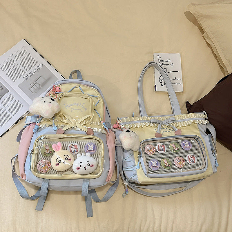 Fashionable leisure backpack with creative details and versatile compartments Stornfield
