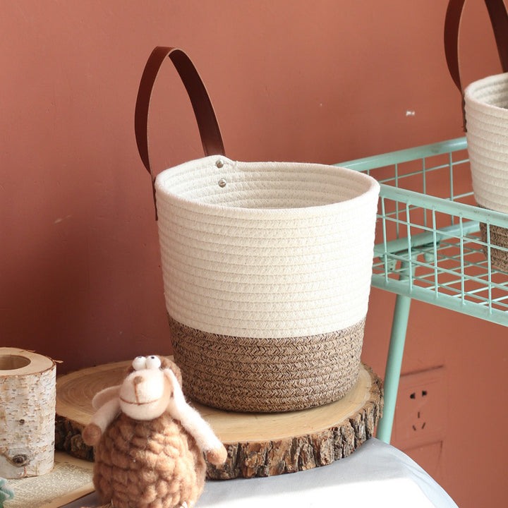 Handcrafted storage basket Stornfield