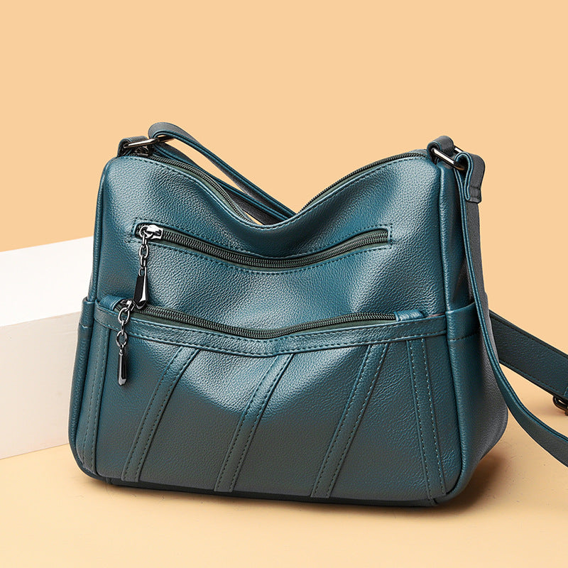 Elegant Zip-Detail Shoulder Bag Stornfield