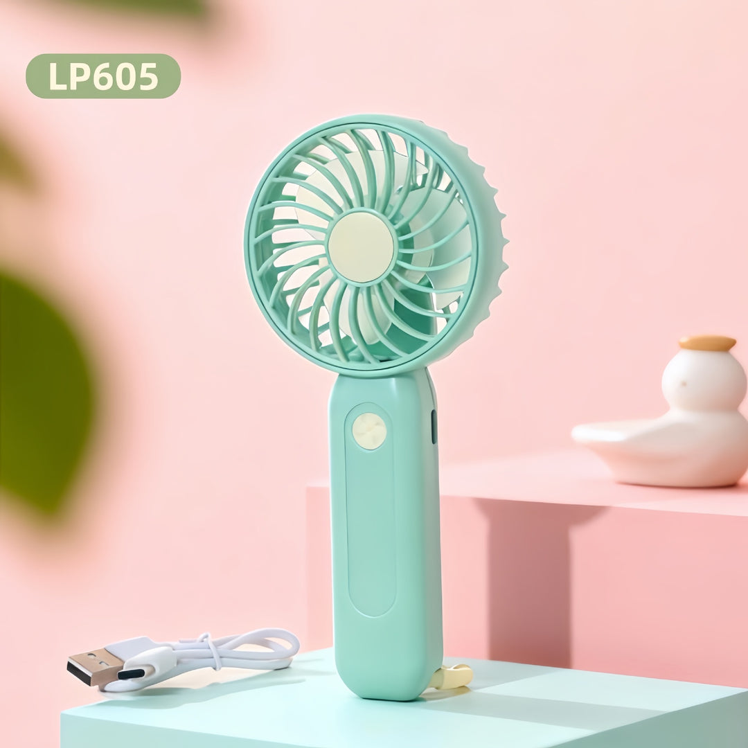 Women's Portable Hand Fan with USB Charging Function Stornfield