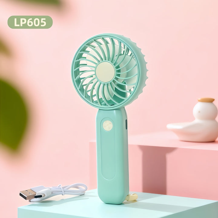 Women's Portable Hand Fan with USB Charging Function Stornfield