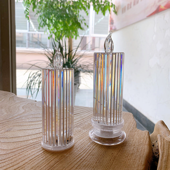 Decorative Crystal LED Flameless Candle Jar Stornfield