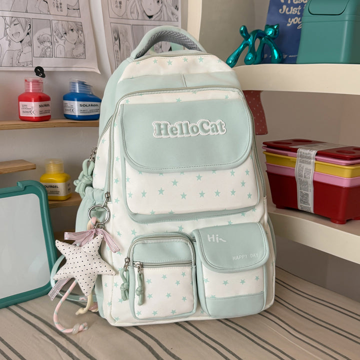 Stylish Star-Embellished Backpack Stornfield 1791205930