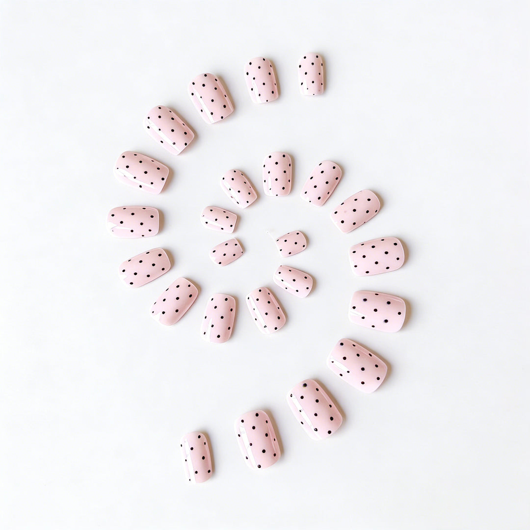 Polka Dot Nail Art Design Stornfield