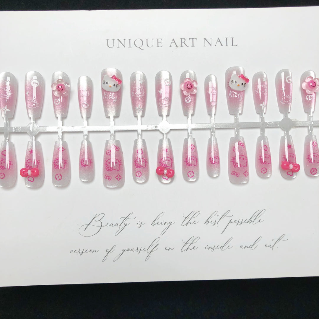 Cartoon Character Press-On Nail Set