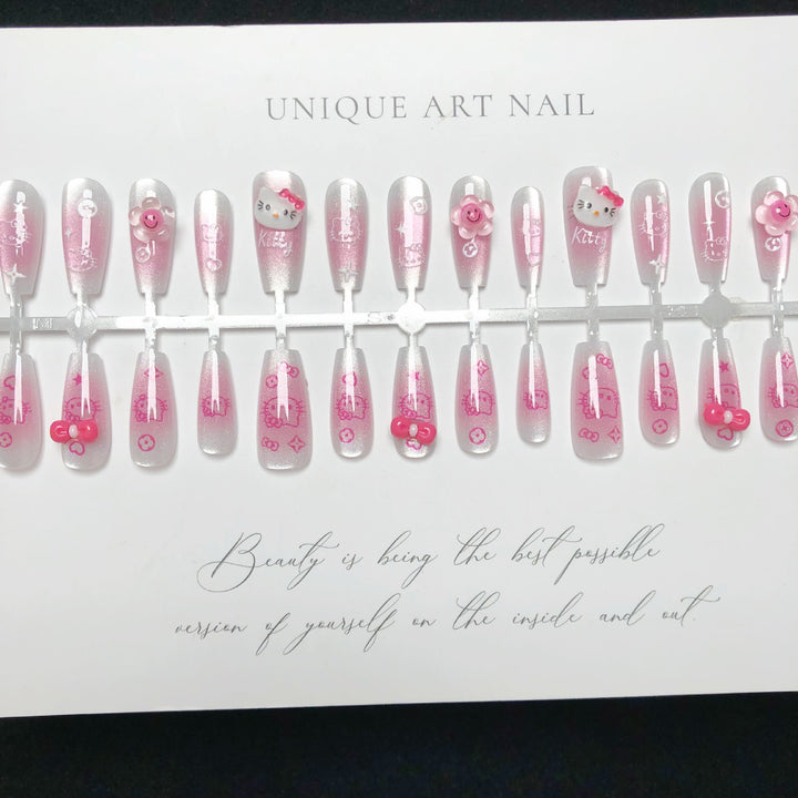 Cartoon Character Press-On Nail Set