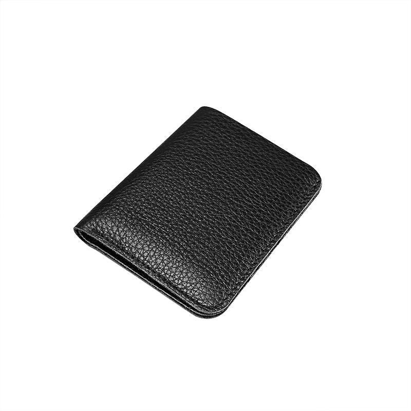 Textured Leather Bi-Fold Wallet Stornfield