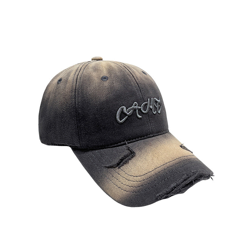 Men's Distressed Front Embroidered Baseball Cap Stornfield