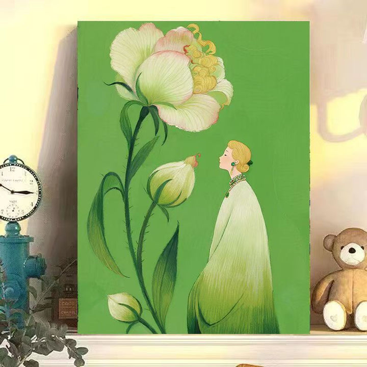 Artistic Floral Illustration Canvas Artwork Stornfield