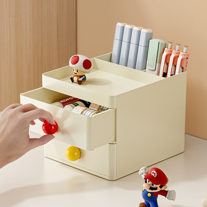 Stylish Two-Drawer Storage Organizer Stornfield