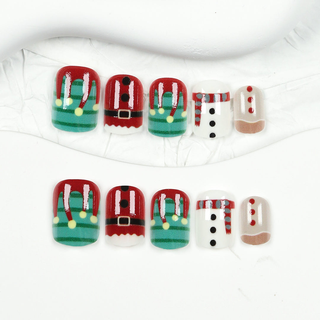 Festive Holiday Nail Art Set Stornfield