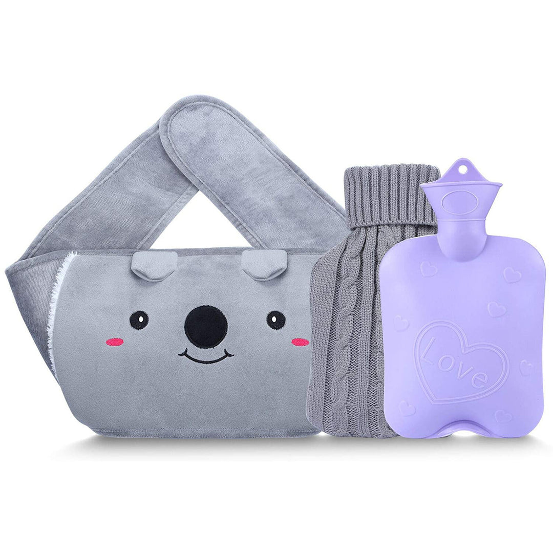 Cute Plush Hot Water Bottle Set Stornfield