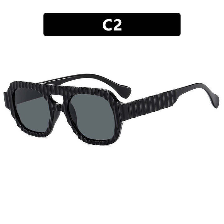 Women's geometric sunglasses with sophisticated structural design Stornfield