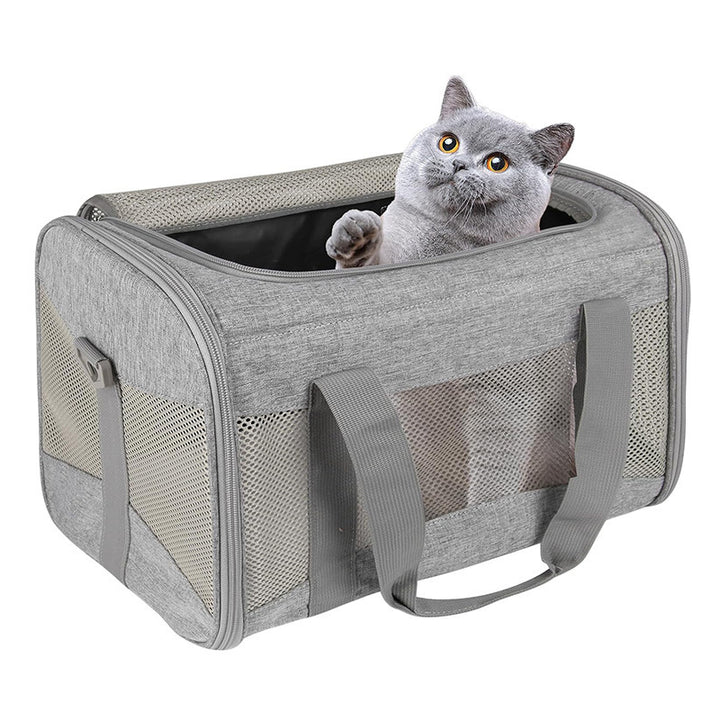 Practical Pet Carrier with Breathable Mesh Inserts Stornfield