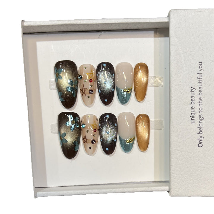 Artistic Press-On Nails Stornfield