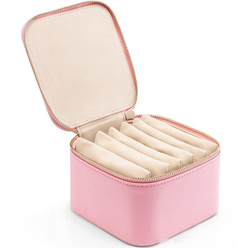 Cosmetic organizer handbag with transparent compartments Stornfield
