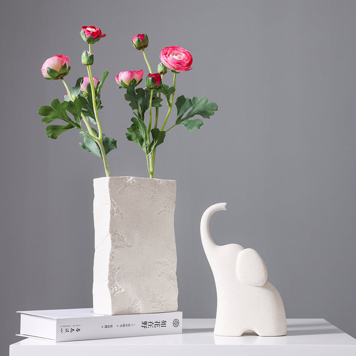 Decorative Textured Ceramic Vase