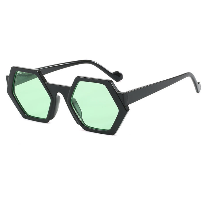 Ladies' striking sunglasses with hexagonal frame and comfortable fit Stornfield