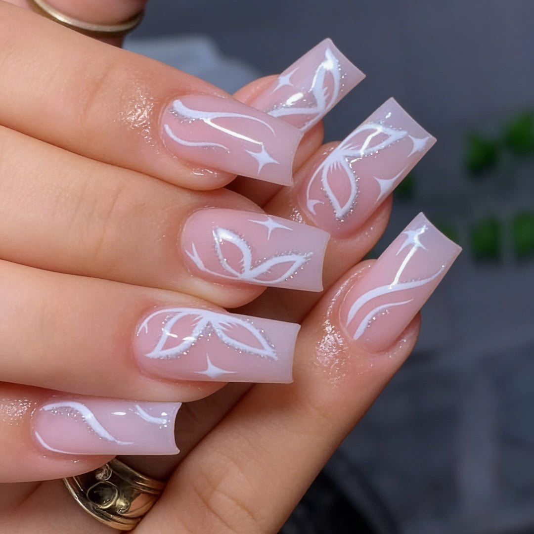 Elegant Floral Nail Art Enhancements Stornfield