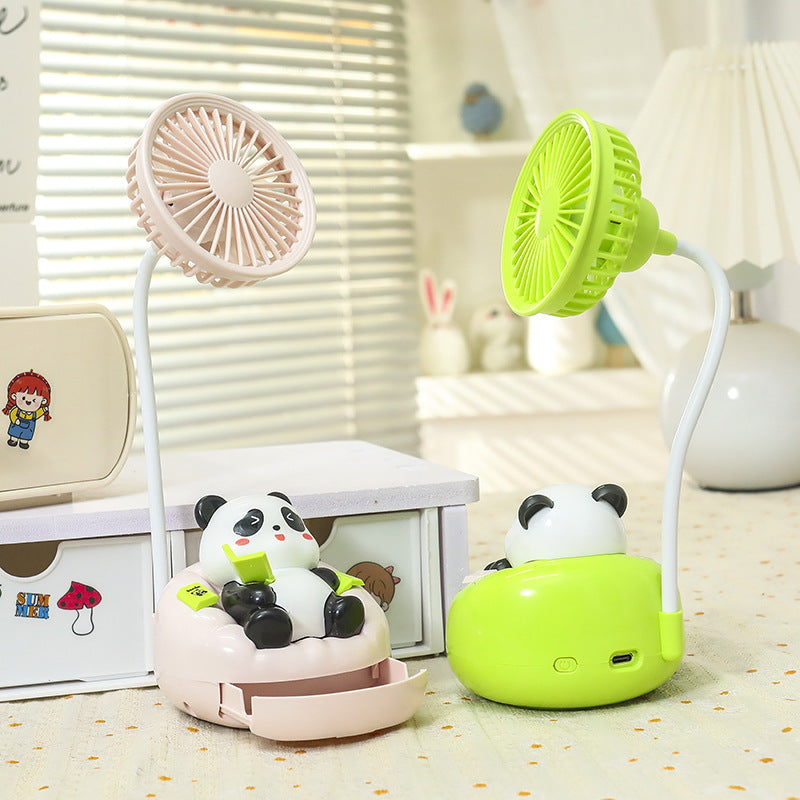 Ladies Portable Mini Fan in Cute Panda Design Stornfield