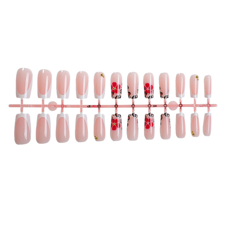 Decorative Flower Press-On Nail Set Stornfield