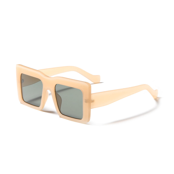 Women square sunglasses with transparent frame and UV protection Stornfield