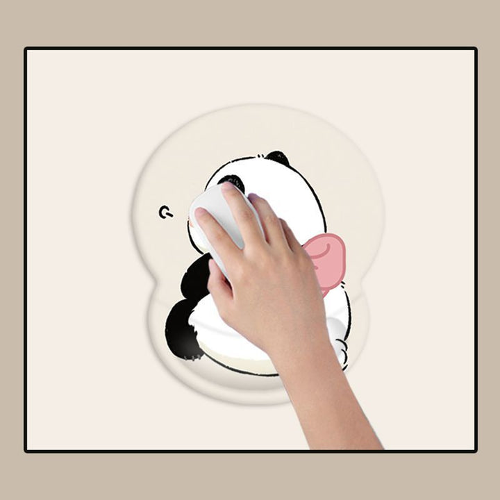 Cute Panda-Themed Mouse Wrist Pad