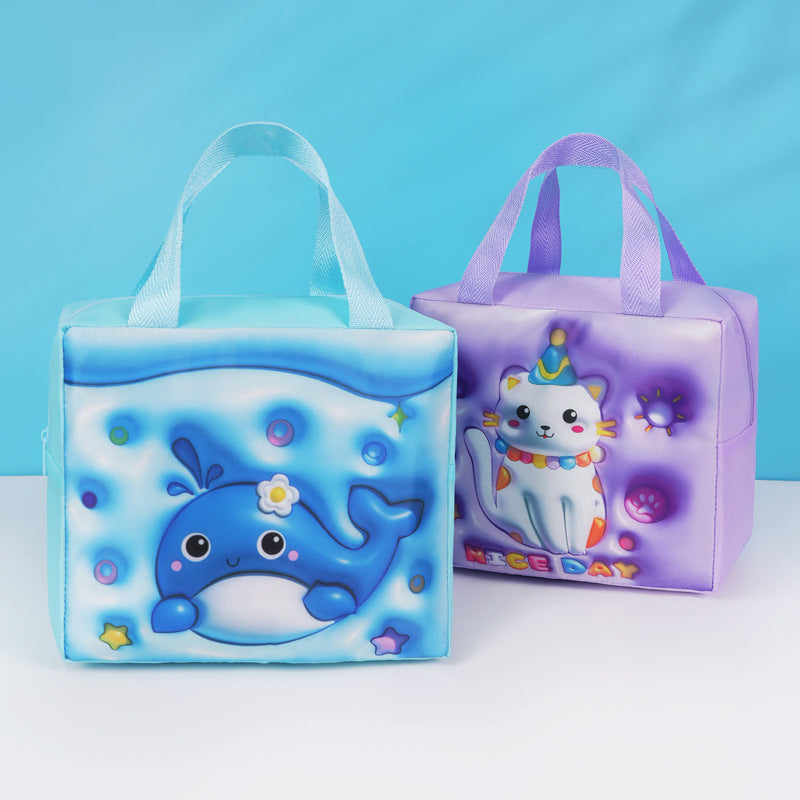 Cartoon-Themed Insulated Lunch Bag Stornfield