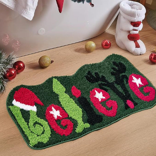 Whimsical Gnome-Themed Bath Mat Stornfield