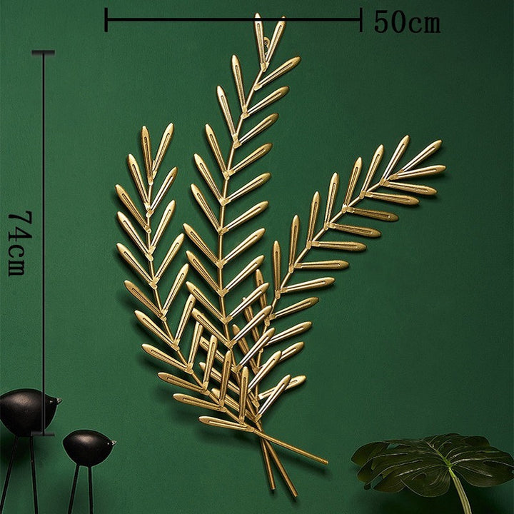 Decorative Metal Leaf Wall Art Stornfield
