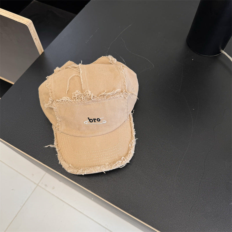 Men's Distressed Denim Snapback Cap Stornfield