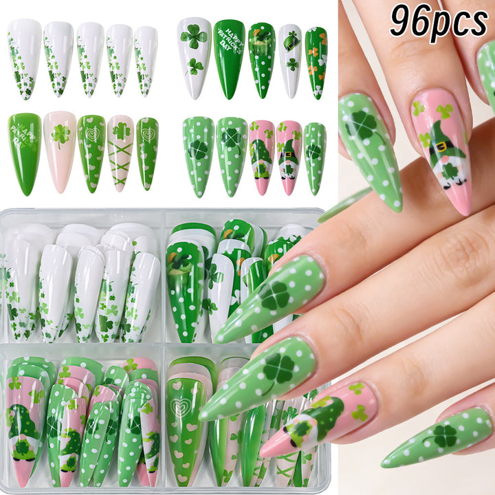 Festive Themed Press-On Nail Art Set Stornfield
