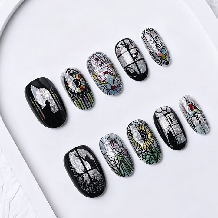 Artistic Ombre Glitter Nail Art Set Stornfield