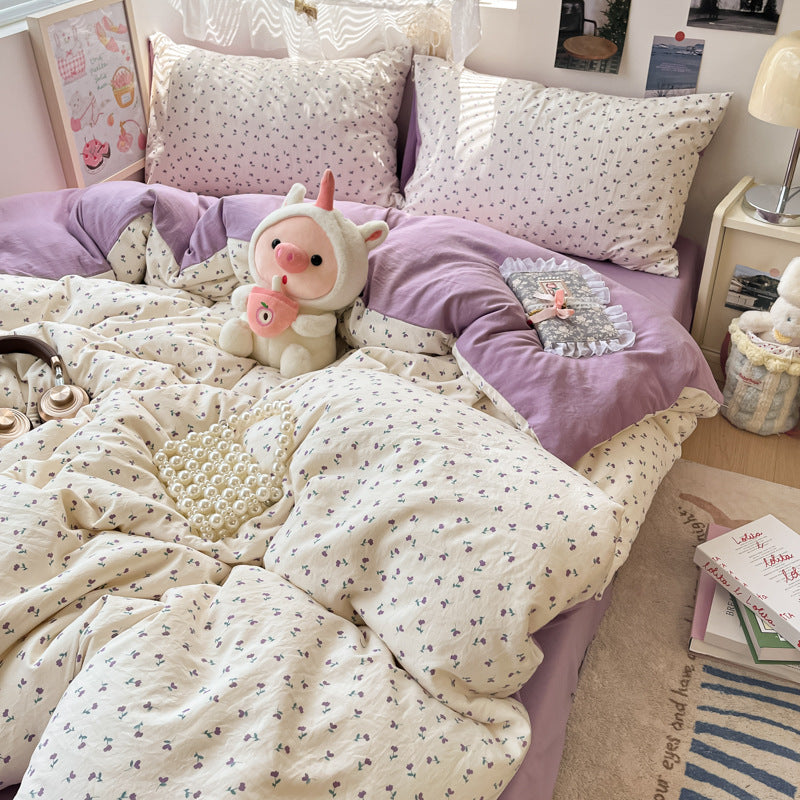 Children's Whimsical Cartoon-Themed Bedding Set