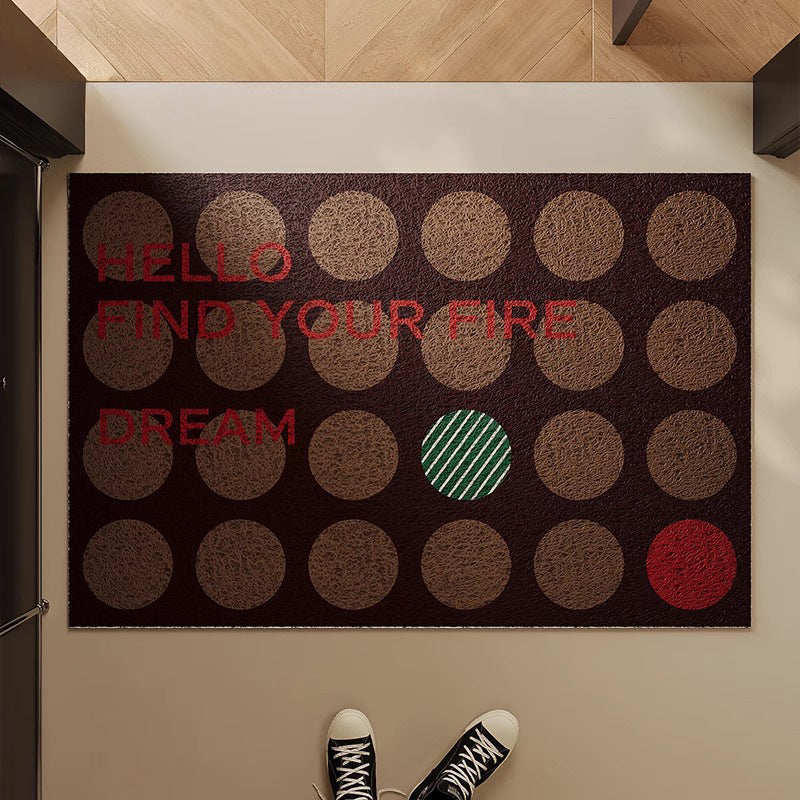 Decorative Door Mat for Home Entryway Use