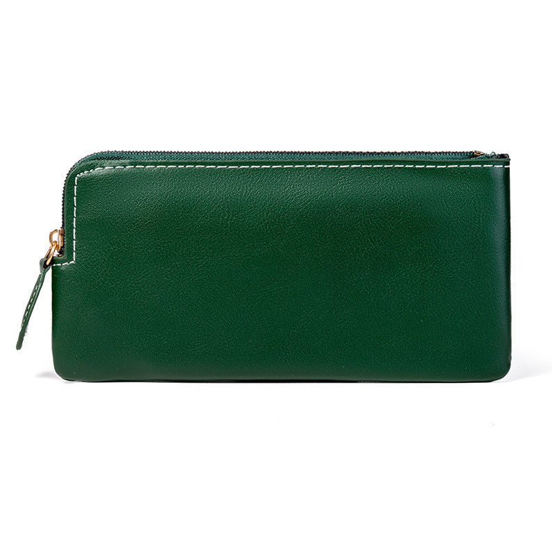 Premium Leather Zippered Travel Wallet Stornfield
