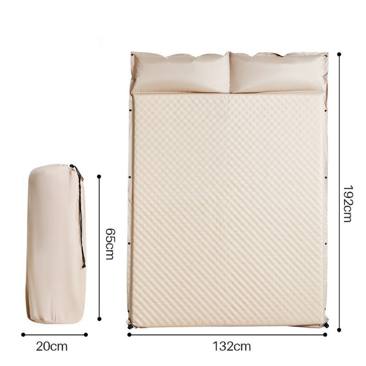 outdoor foldable camping and picnic mat with inflatable cushioned edge and waterproof base Stornfield