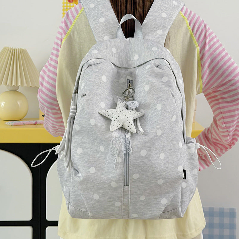 Polka Dot Patterned Casual Backpack Stornfield