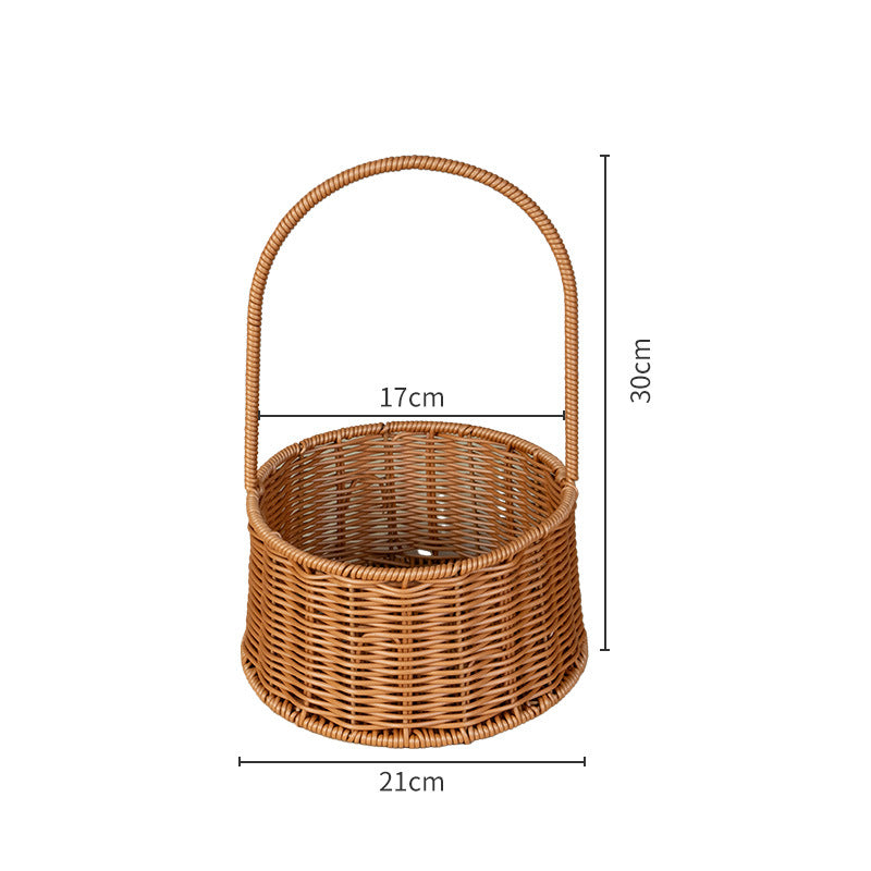 Handcrafted Wicker Storage Basket Stornfield
