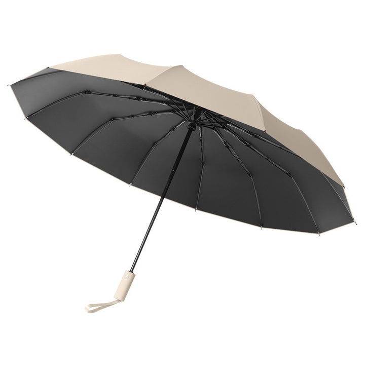 Women's compact and wind-resistant umbrella with UV protection technology Stornfield
