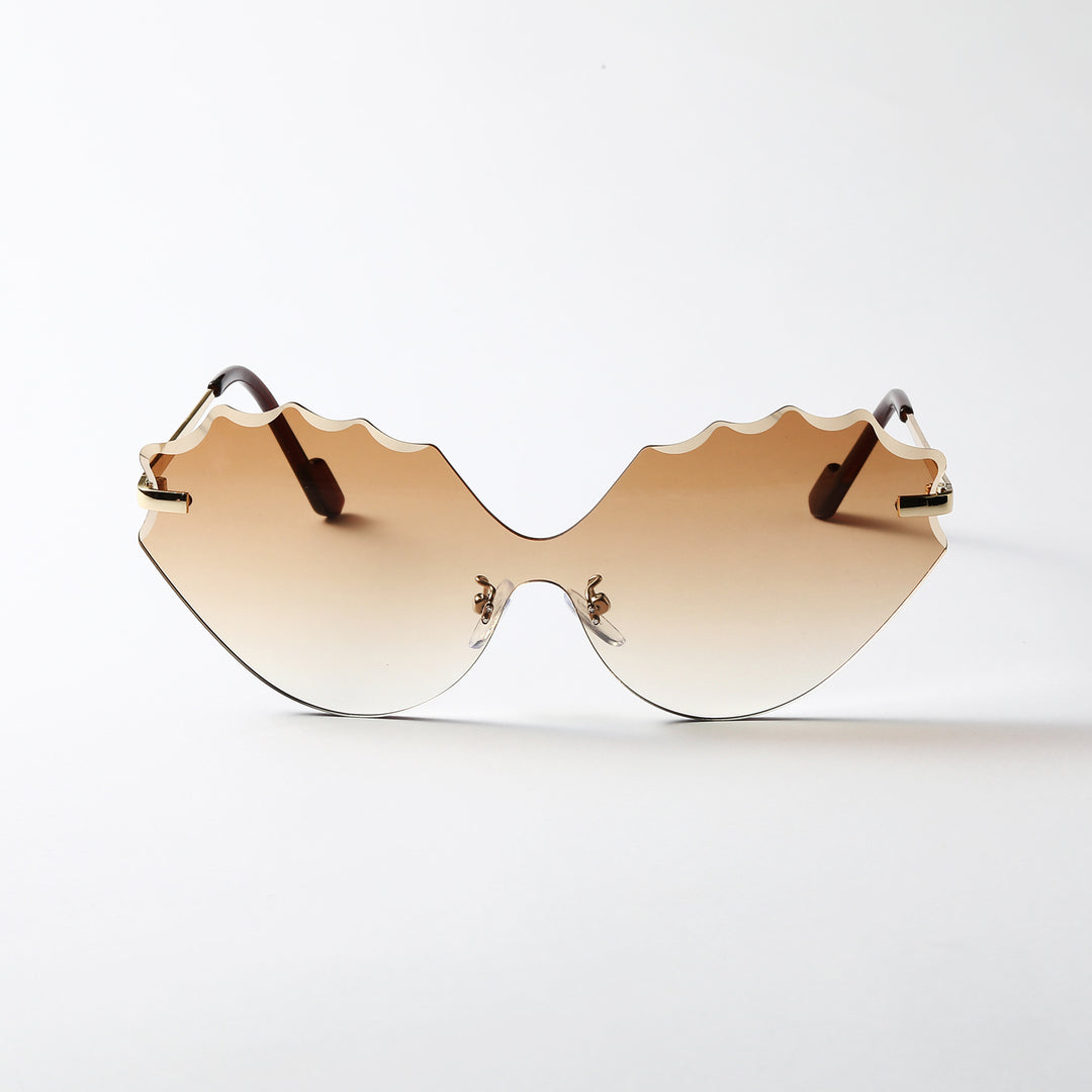 Women's Sunglasses with Unique Wave Design Stornfield