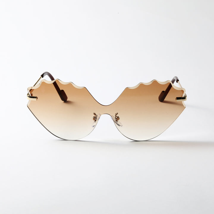 Women's Sunglasses with Unique Wave Design Stornfield